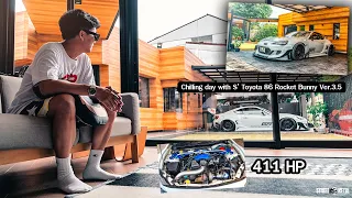 Chilling day with S' Toyota 86 Rocket Bunny Ver. 3.5 (Set up Turbo 411HP)