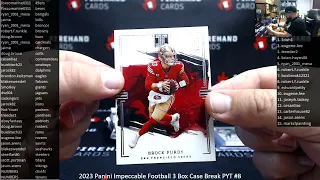 4/19/2024 2023 Panini Impeccable Football 3 Box Case Break PYT #8