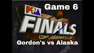 PBA Finals Commissioners Cup 1997 Game 6 Gordon's vs Alaska