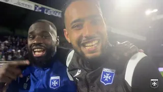 L'après-match et les célébrations après la victoire dans le derby face à Troyes