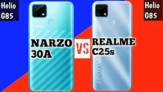 Realme C25s vs Realme Narzo 30A Speed Test & Camera Comparison | Narzo 30A Vs Realme C25s Speedtest