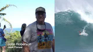 An Interview With John Roberson - The History of Jaws - With one of the first men that surfed it