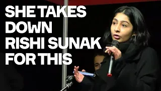 Rishi Sunak's DANGEROUS Gaza Jibe Taken Down By Zarah Sultana