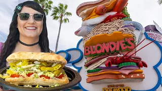 Try this Universal Orlando FOOD HACK 🥪 Islands of Adventure Blondie's food review 2024