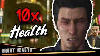 Yakuza 0 but Enemies have 10x Health