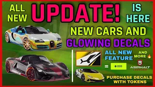 Asphalt 9 - New Update | Decals Purchase Feature! New Cars, Glowing Decals Asphalt 9 China Version 🔥