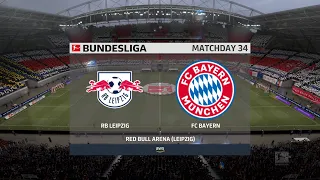 FIFA 21 | RB Leipzig vs FC Bayern Munchen - Red Bull Arena (Leipzig) | Full Gameplay