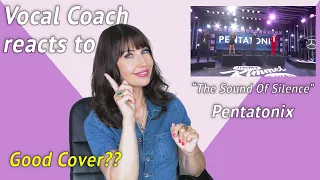 Vocal Coach Reacts To The Sound Of Silence - Pentatonix | Jimmy Kimmel Live (1st time)[IT,EN Subs]