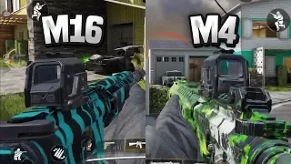 COD Mobile M16 vs M4