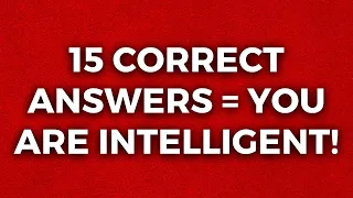 People With A High IQ Have A Good Chance Of Beating This Quiz