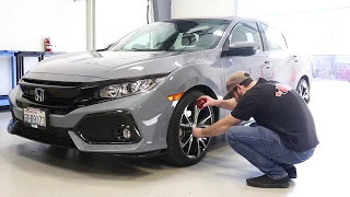 2019 Honda Civic Hatchback Sport H&R Springs Suspension Install