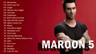 Best Songs Of Maroon 5   Maroon 5 Greatest Hits Full Album 2022