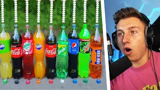 ALLE GETRÄNKE vs MENTOS! (unglaublich)