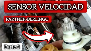 Cambiar captor sensor velocidad Peugeot partner, 206, 207. 1.4 nafta parte 2