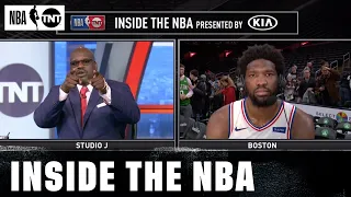 Joel Embiid Responds to Shaq and Chuck’s Challenge | NBA on TNT