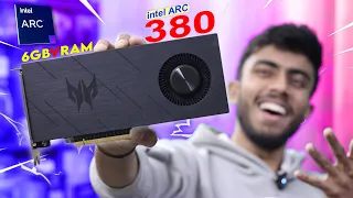 Cheapest Intel Graphic Card For 1080p Gaming! 🤩 Intel Arc 3806GB Vram ⚡️ Under ₹10,000