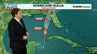 Idalia to become Category 3 hurricane