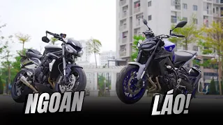 So sánh Yamaha MT-09 vs Triumph Street Triple RS: Càng đắt là càng ngon? | Đường 2 Chiều.