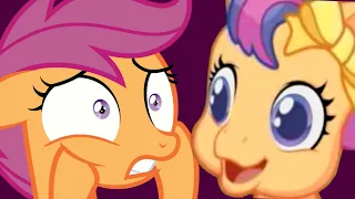 Scootaloo Watches MLP G3.5 At 3 AM