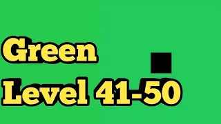 Green Level 41 42 43 44 45 46 47 48 49 50 Green Puzzle Game|Bart Bonte Game Walkthrough