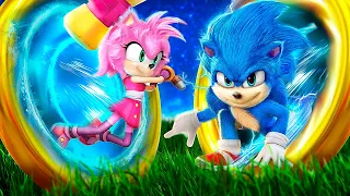 Sonic the Hedgehog Saves Amy Rose and Pikachu in Real Life! My Pokemon Is Missing!