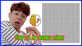 Brain Out Phần 4 | ThắnG Tê Tê Tìm Số 8 Trong Hình Thật Là Vật Vã