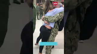 Wife Reunite With Military Husband After Deployment || Heartsome 💖