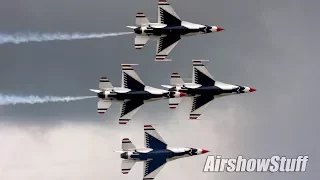 USAF Thunderbirds Full High Show - Cleveland National Airshow 2017