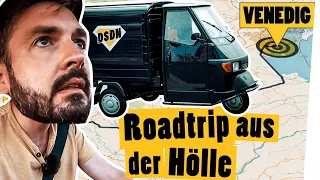 Roadtrip Challenge: Nach Venedig mit der Ape || Das schaffst du nie!