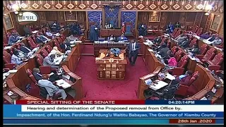 SENATE PROCEEDINGS 28TH JANUARY 2020 PART 2