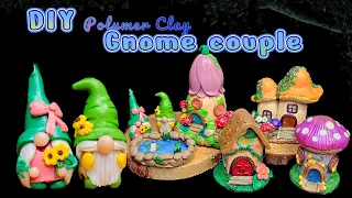 How to make gnomes out of polymer clay|  Easy polymer clay tutorial