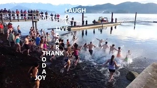 Polar Bear Swim 2015 in Gibsons, BC