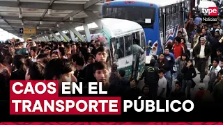 Caótico transporte público en Lima: el día a día de millones de usuarios en la capital