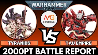 Tyranids vs Tau Empire 2000pts | Warhammer 40k 10th Ed Battle Report Ep52