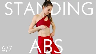 10 Min Standing Abs Workout to get RIPPED ABS (HIIT Pilates Fusion) 7 Day Challenge Day 6