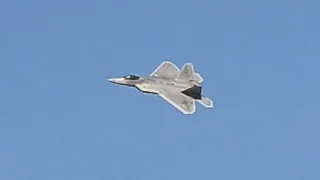 2016 Nellis AFB Aviation Nation Airshow USAF Lockheed Martin F-22 Raptor Demo Highlights