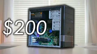 A $200 Gaming PC (Almost) Anyone Can Build - Fortnite, PUBG, & More! (2018) | OzTalksHW