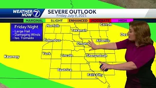 Warm and breezy Thursday, chance for severe weather Friday