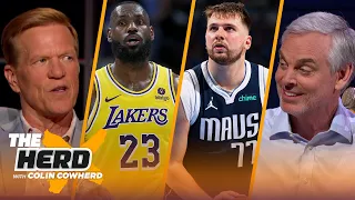 Thunder beat Mavericks in Game 1, Luka slump, Could LeBron coach the Lakers? | NBA | THE HERD