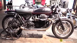 2015 Moto Guzzi Puro Langue Custom Bike - Walkaround - 2014 EICMA Milan Motorcycle Exhibition