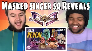 ALL REVEALS On The Masked Singer Season 4 REACTION