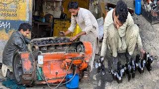 The Crankshaft Of The Roller Engine Broke Due To OverHeating.