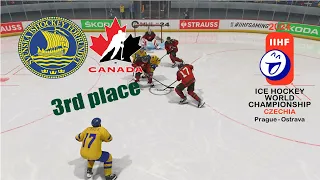 Intense Showdown: Sweden vs. Canada - NHL 2024 World Championship Game 3 rd place