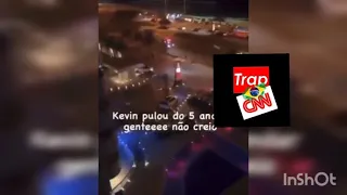 MOMENTO EXATO QUE MC KEVIN CAI DO PRÉDIO 11° ANDAR