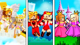 Minecraft PERO nos CONVERTIMOS en…😱😍 TOP 5 videos de LYNELA en Minecraft