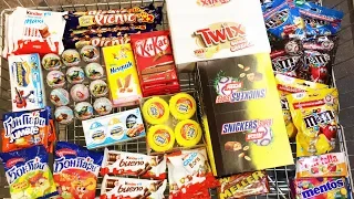 A Lot Of Candy 2018 NEW #78 ASMR / АСМР Видео Киндер Сюрпризы Маша и Медведь Черепашки Ниндзя, Твикс