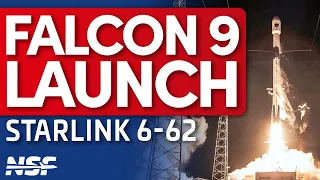 SpaceX Falcon 9 Launches Starlink 6-62