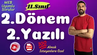 11.SINIF 2.DÖNEM 2.YAZILI SORULARI (MEB Sınav Soruları) 💯 (11 Edebiyat Sınava Hazırlık Çalışması)