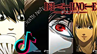 Death Note Tiktok Compilation | part #1