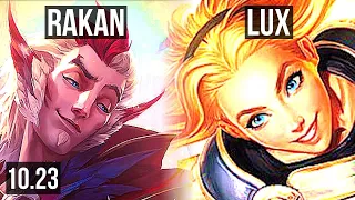 RAKAN & Miss Fortune vs LUX & Seraphine (SUPPORT) | 2/1/12, 2.9M mastery | EUW Diamond | v10.23